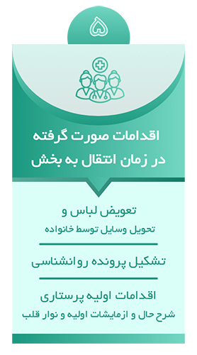 انتقال به بخش در کلینیک ترک اعتیاد آکسون